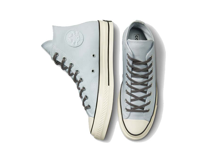 Converse Chuck 70 Hi Ghosted/Cyber Green suela — suela de goma vulcanizada bicolor