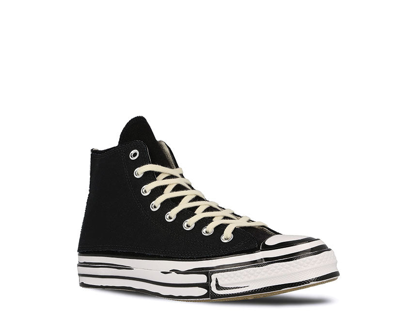 Converse X Joshua Vides CT70 Black/White Sohle — Gummisohle mit Vides-Artwork