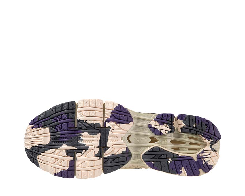Mizuno Wave Prophecy LS Cream/Purple Detail — atmungsaktives Mesh Obermaterial