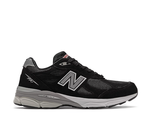 New Balance 990 Schwarz/Grau Made in USA — Herren Sneaker ENCAP Wildleder Mesh