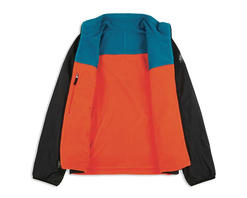 Nike ACG Oregon Series Reissue Black Green vista lateral — nylon técnico