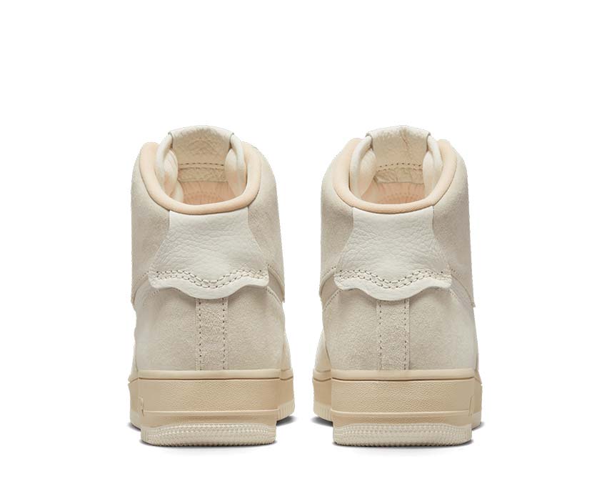 Nike Air Force 1 Sculpt W Sail Phantom Sesame Pure Platinum Sohle — dicke Plateau-Sohle