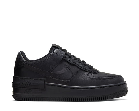 Nike Air Force 1 Shadow Black — Sneaker Damen Shadow dicke Sohle