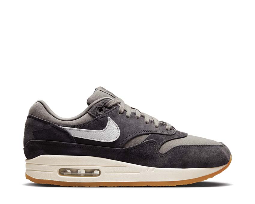Nike Air Max 1 PRM Soft Grey Neutral Grey — sneaker unisexe cuir premium