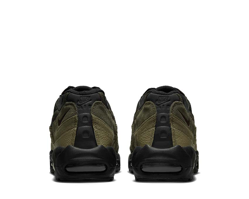 Nike Air Max 95 Black Earth Sequoia suela — unidad Air visible Max 95