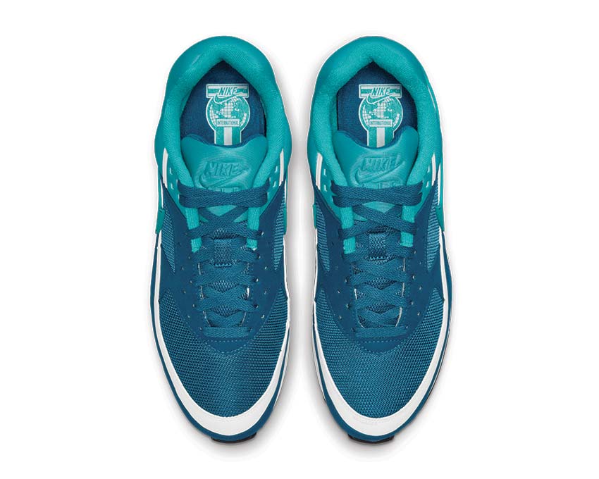 Nike Air Max BW OG Marina dettaglio — tomaia pelle marina bicolore