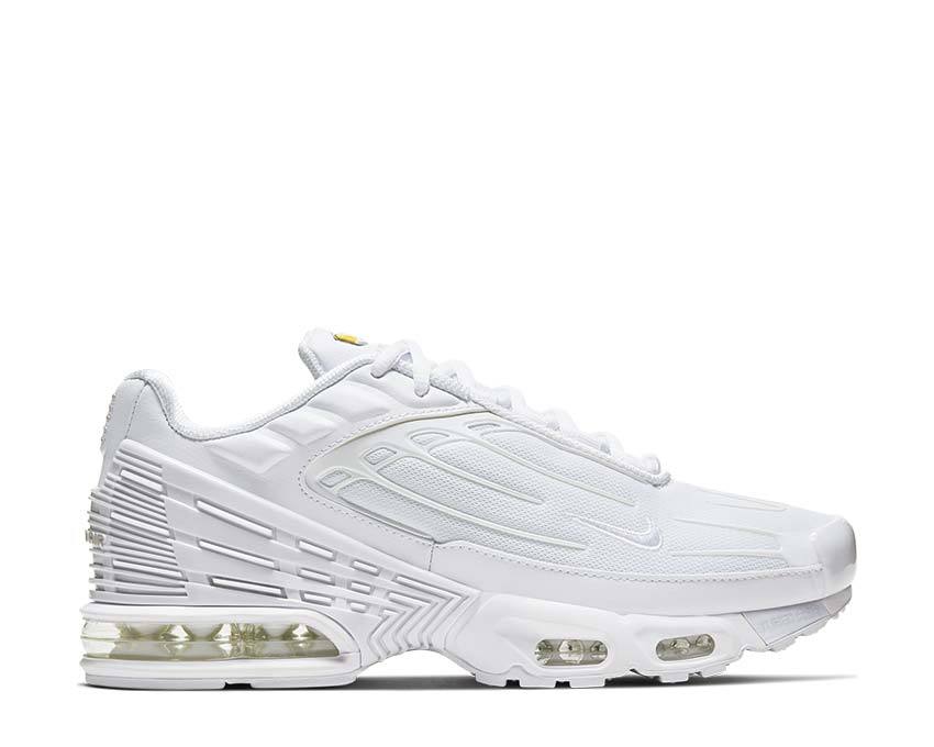 Nike Air Max Plus III White — sneaker homme tube air visible