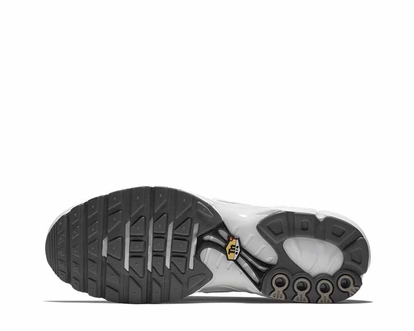 Nike Air Max Plus White — vue de face sneaker homme blanc