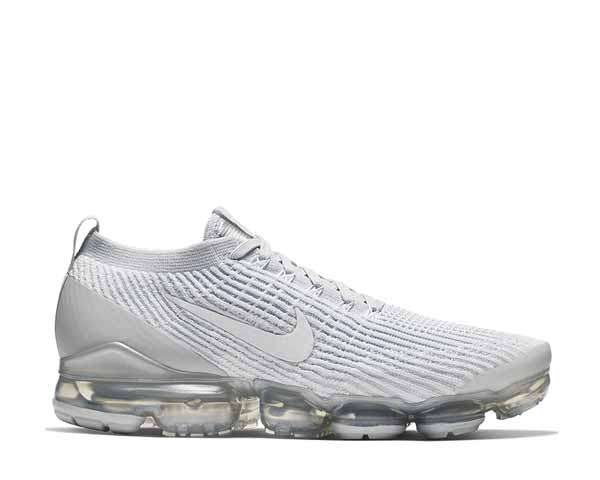 Nike Air Vapormax Flyknit 3 Platinum — Unisex-Sneaker Coloris Platin