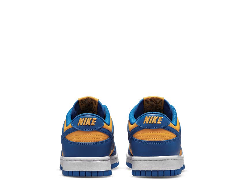 Nike Dunk Low Retro UCLA Blue Jay University Gold semelle — caoutchouc vulcanisé