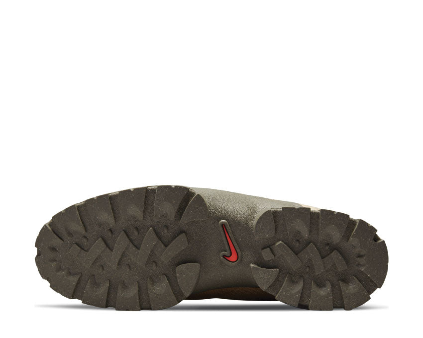 Nike Lahar Low W Hemp detalle — parte superior cáñamo natural texturizado