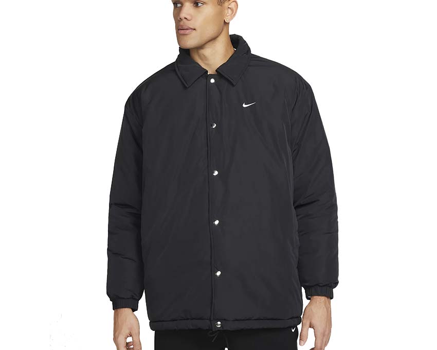 Nike NSW Circa Filled Jacket Black Ice Silver vue latérale — rembourrage léger