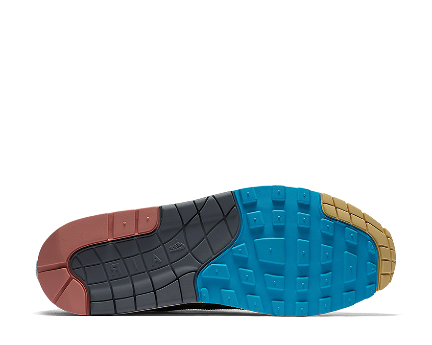 Nike Air Max 1/97 VF Sean Wotherspoon detail — multicolor velvet upper