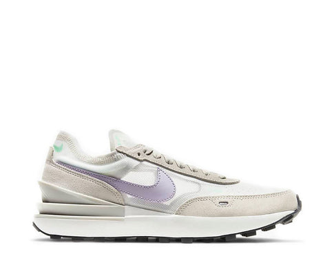 Nike Waffle One Light Bone Summit White — sneaker mujer suela waffle lila
