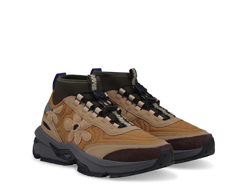 Puma Nano RDR PAM Black vista lateral — mesh técnico y overlays