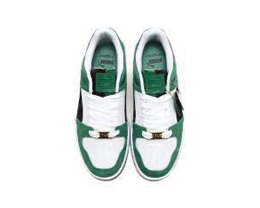 Puma Slipstream Archive Remastered White Vine Black détail — languette archive