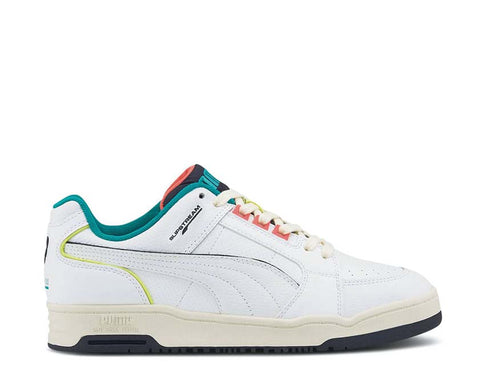Puma Slipstream Lo STB White Parisian Night — Herren-Sneaker zweifarbiges Leder