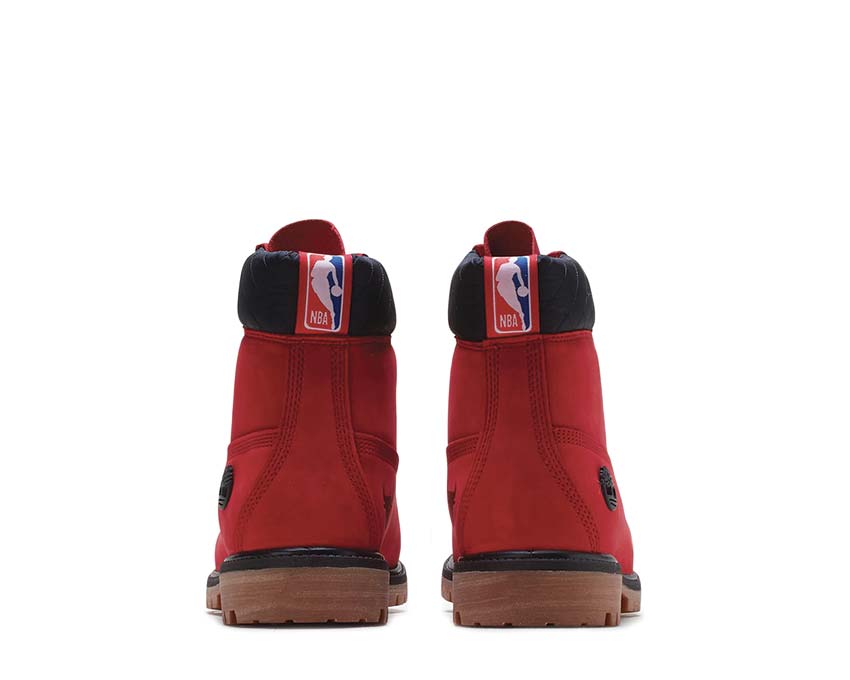Timberland NBA Chicago Bulls Boots Medium Red Nubuck TB0A2856P92