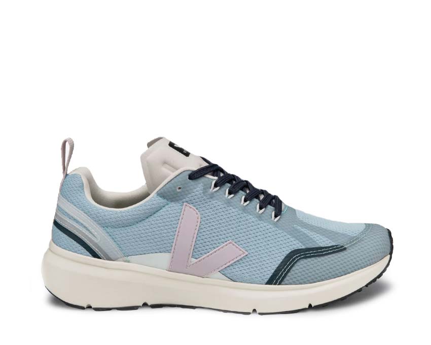 Veja Condor 2 Steel/Parme — zapatilla mujer malla ecológica